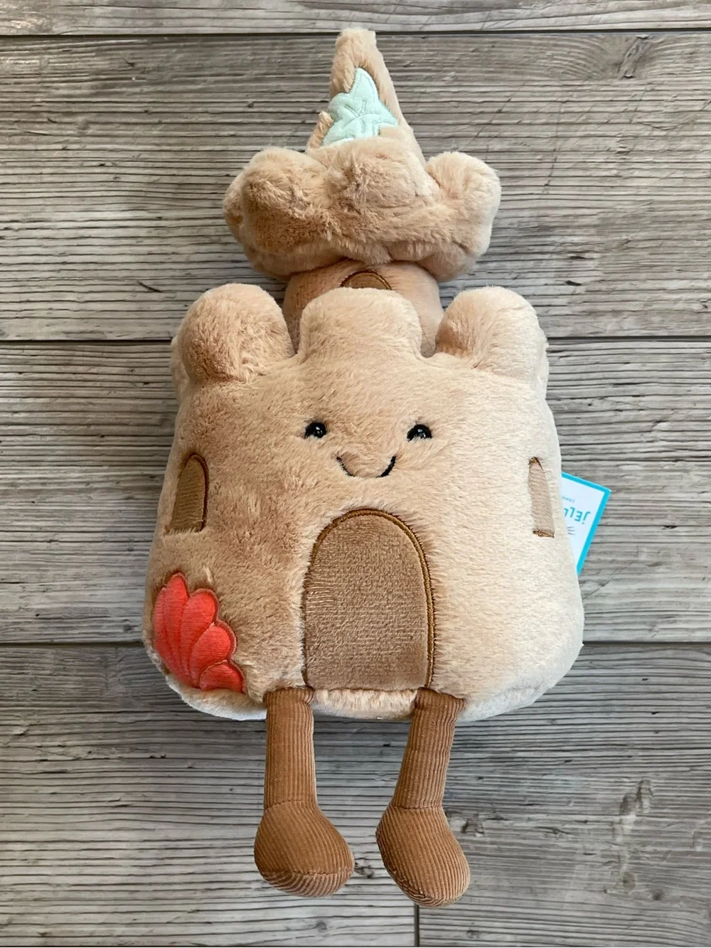 Jellycat amuseables sandcastle